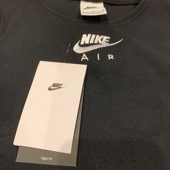 Nike Black Women’s Sports Bra Crop Top Workout Wear Size Medium - Picture 4 of 7